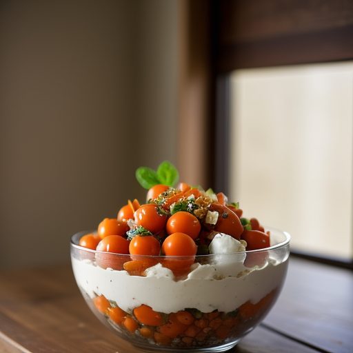 Crunchy Cherry Tomato Salad With Carrots & Ce recipe image