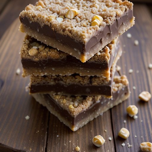 Crunchy Chocolate Peanut Butter Bars recipe image
