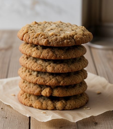 Crunchy Oatmeal Cookies recipe image