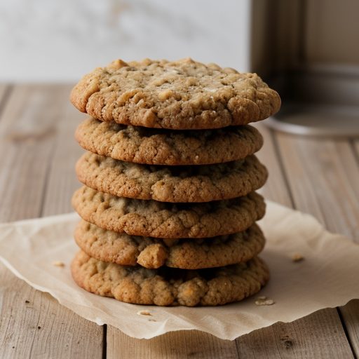 Crunchy Oatmeal Cookies recipe image