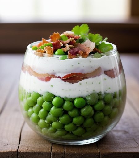 Crunchy Pea Salad recipe image