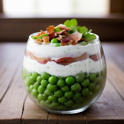 Crunchy Pea Salad recipe image