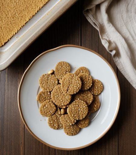 Crunchy Peanut Crackers recipe image