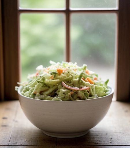 Crunchy Refrigerator Coleslaw recipe image