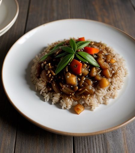 Crunchy Sweet & Sour Rice recipe image