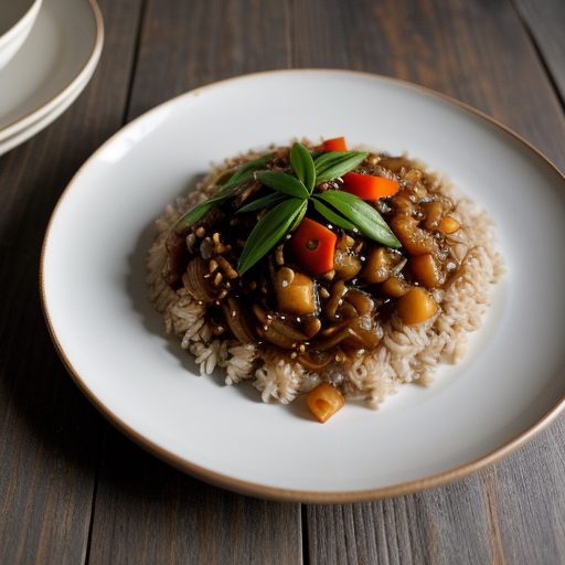 Crunchy Sweet & Sour Rice recipe image