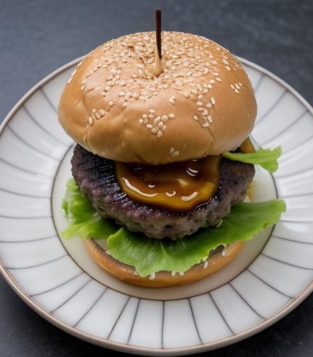 Crunchy Teriyaki Burgers recipe image