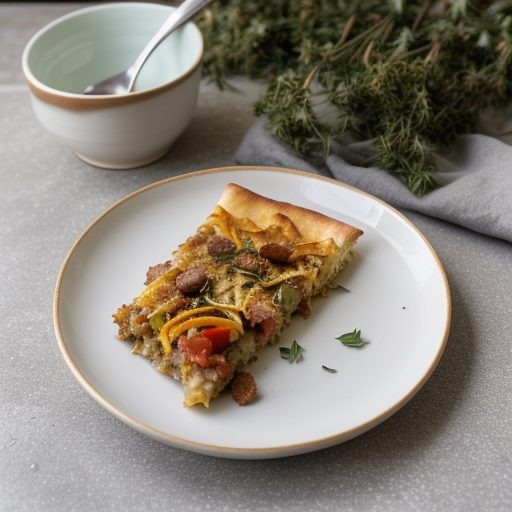 Crustless Breakfast Pizza recipe image