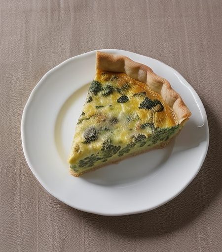 Crustless Chicken and Broccoli Quiche (3 PTS Ea Slice recipe image