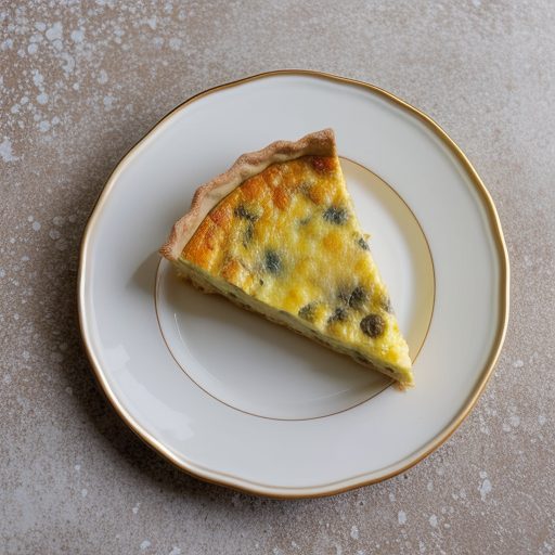 Crustless "Frugal" Quiche; Calorie Reduced Version recipe image
