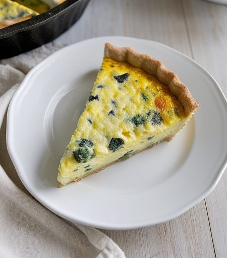 Crustless Jalepeno Quiche recipe image