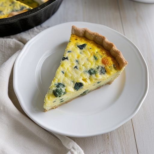 Crustless Jalepeno Quiche recipe image