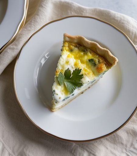 Crustless Seafood Quiche recipe image