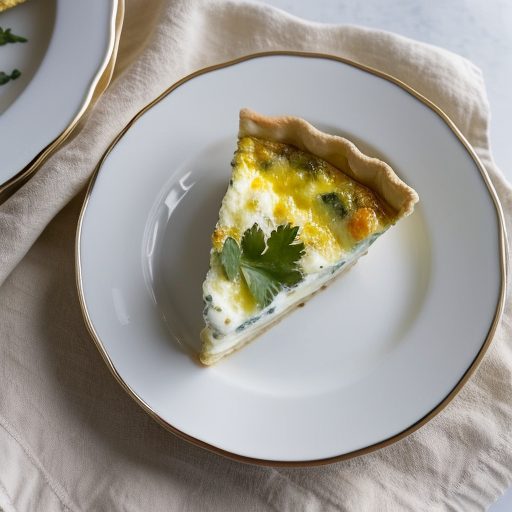 Crustless Seafood Quiche recipe image