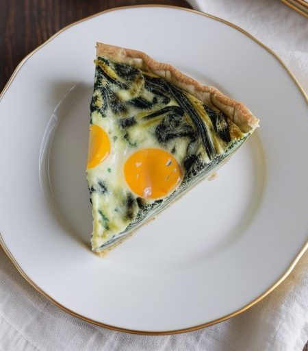 Crustless Spinach Quiche recipe image