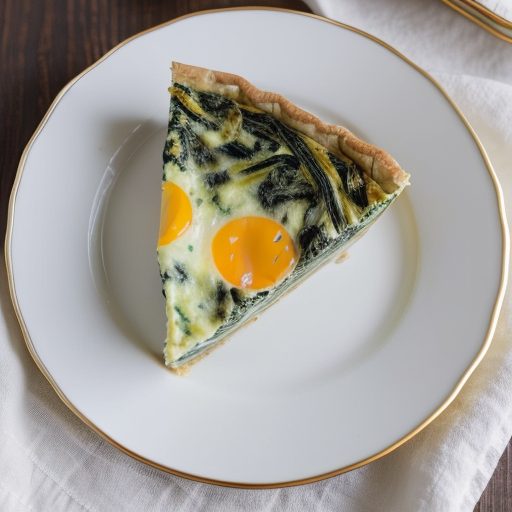 Crustless Spinach Quiche recipe image