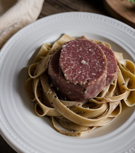 Crusty Fettucine (Pharoah's Wheel recipe image