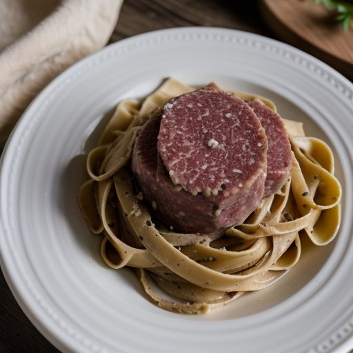 Crusty Fettucine (Pharoah's Wheel recipe image