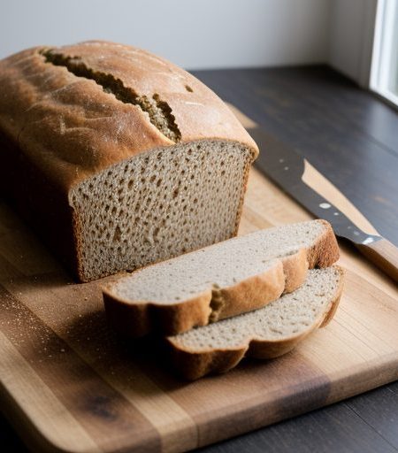 Crusty Honey Whole Wheat Bread recipe image