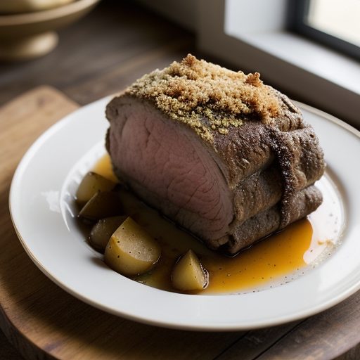 Crusty Roast Lamb (Uaineoil Faoi Chrusta (Irish recipe image