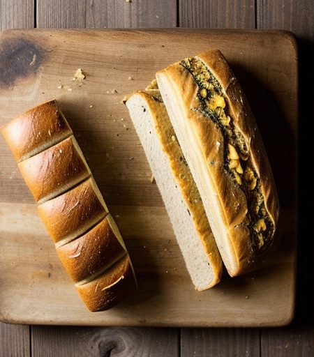Crusty Sausage-Pepper Bread recipe image
