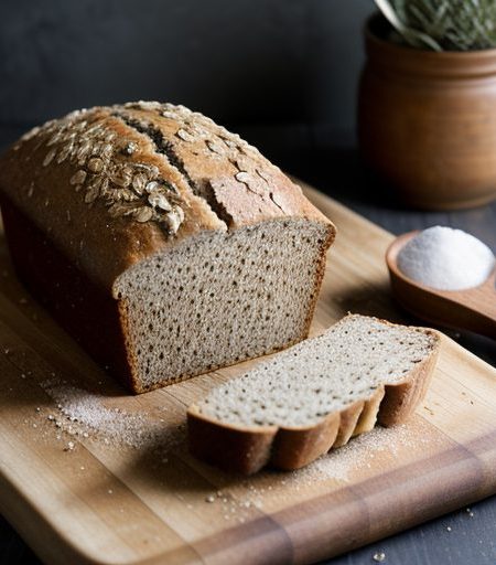 Crusty Whole-Wheat Oatmeal Bread recipe image