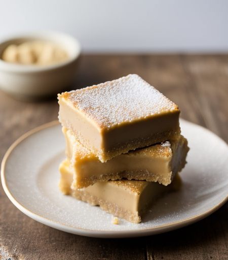 Crystallized Ginger Butter Squares recipe image