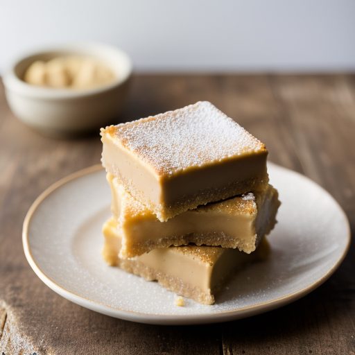 Crystallized Ginger Butter Squares recipe image