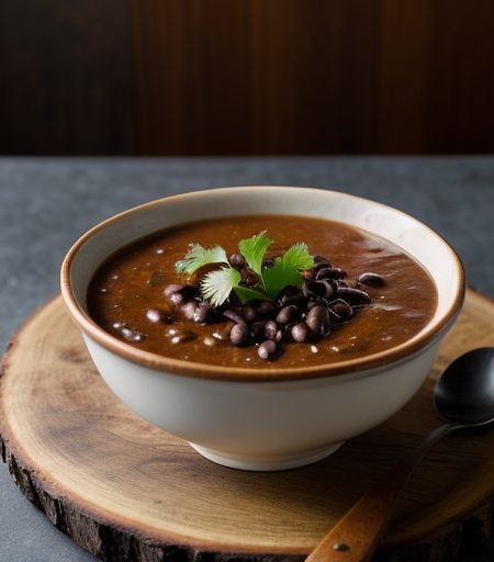 Cuban Black Bean Soup (Frugal recipe image