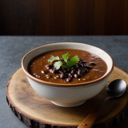 Cuban Black Bean Soup (Frugal recipe image