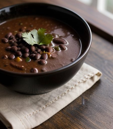 Cuban Black Bean Soup recipe image