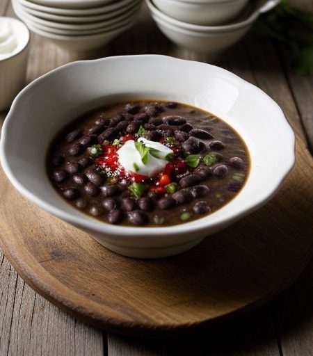 Cuban Black Bean Soup recipe image