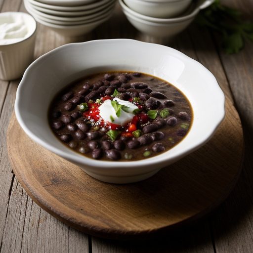 Cuban Black Bean Soup recipe image