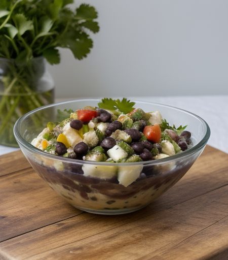 Cuban Cod & Black Bean Salad recipe image
