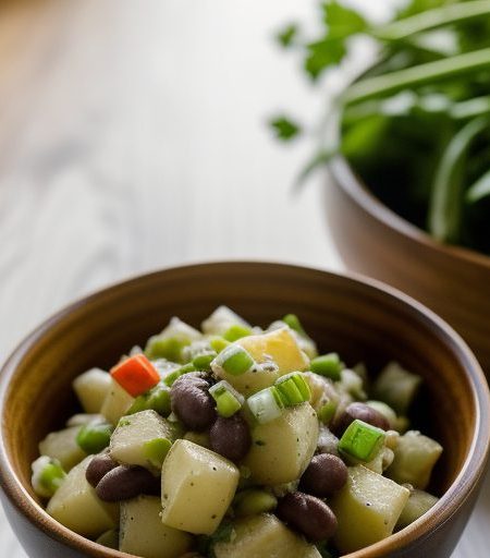 Cuban Potato Salad With Scallion Vinaigrette recipe image