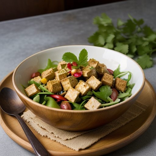 Cuban Tofu Salad recipe image