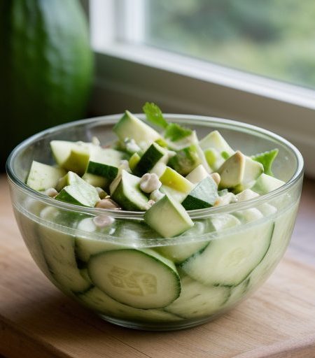 Cucumber & Avocado Salad recipe image