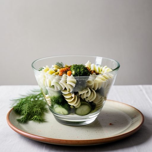 Cucumber-Dill Pasta Salad recipe image