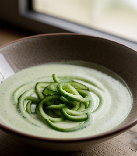 Cucumber Leek Sauce recipe image