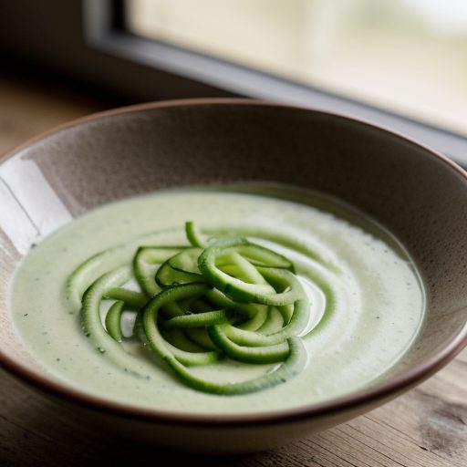 Cucumber Leek Sauce recipe image