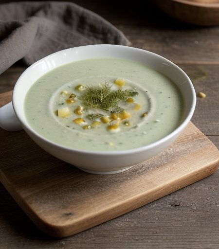 Cucumber & Potato Soup recipe image