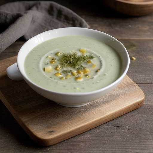 Cucumber & Potato Soup recipe image