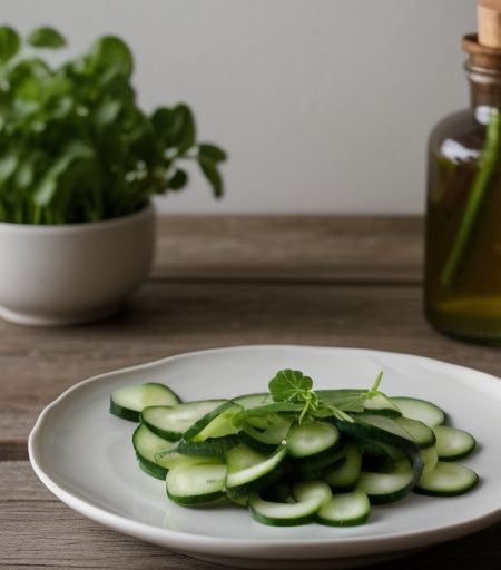 Cucumber, Red Onion and Watercress recipe image
