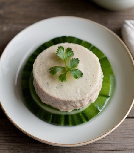 Cucumber Ring With Chicken Filling recipe image