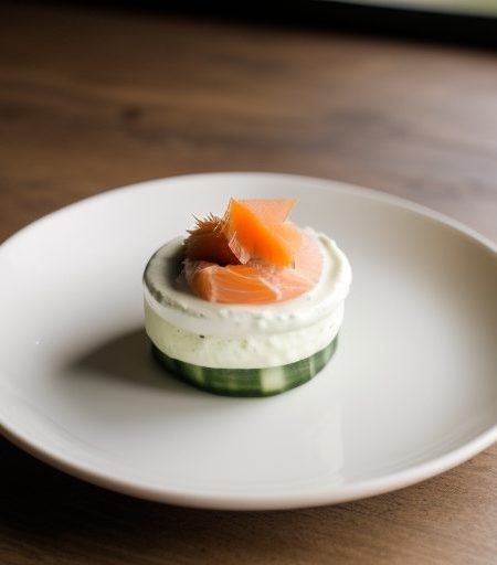 Cucumber Rounds With Smoked Salmon Mousse recipe image