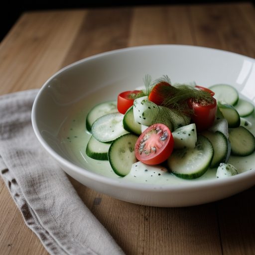 Cucumber & Tomato Salad recipe image