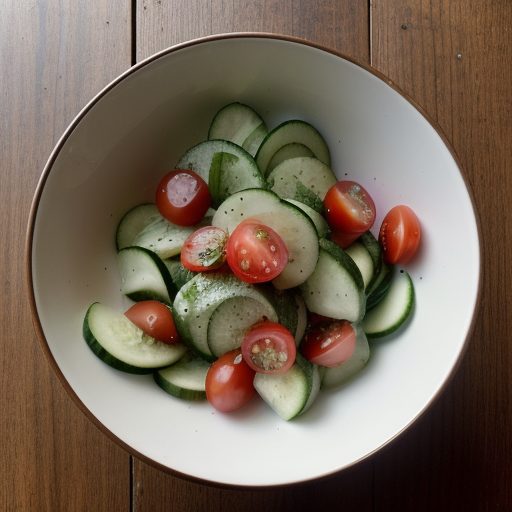 Cucumber & Tomato Salad recipe image