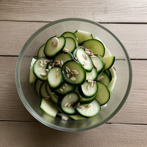 Cucumber Vegetable Salad (Korean Ol Namul recipe image