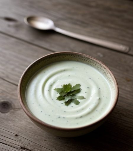 Cucumber Yogurt Sauce Indian recipe image