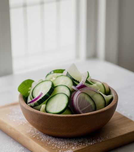 Cucumber and Onion Salad recipe image